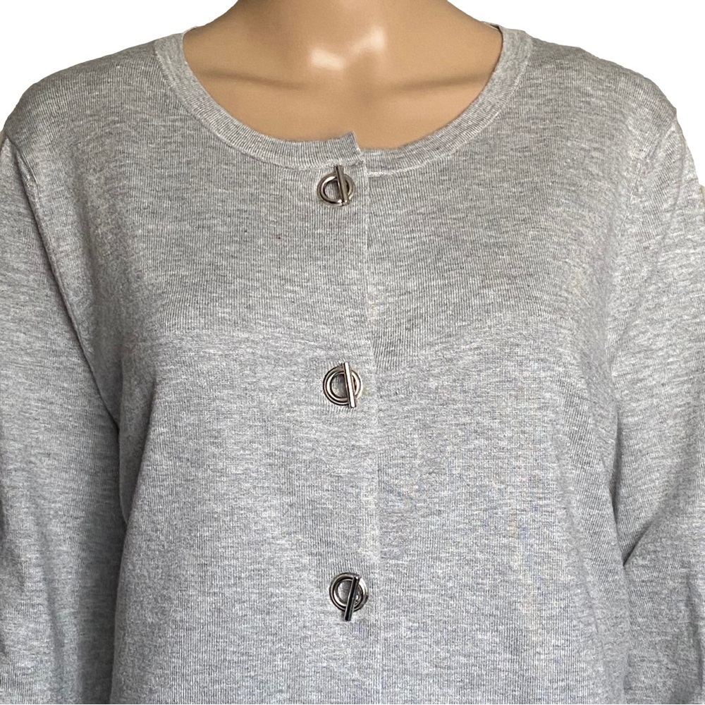 Women’s Philosophy Metal Toggle Knit Cardigan Size M/L - Picture 2 of 6
